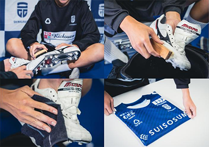 ホペイロの作業風景